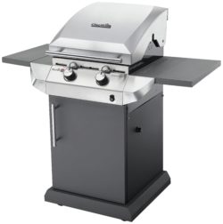Char-Broil T22G - 2 Burner Gas BBQ Grill, Stainless Steel